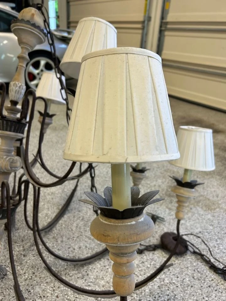 RH Parisian Wood & Zinc Chandelier - NASHVILLE — GoneGirl